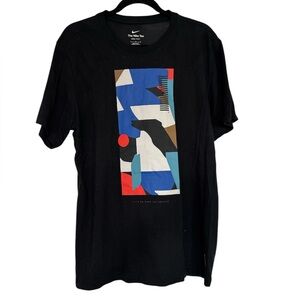 Black Nike Graphic Men's Shirt sz L